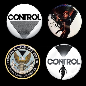 Remedy's Control Set of Buttons, Magnets, or Keychains