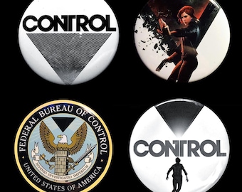 Remedy's Control Set of Buttons, Magnets, or Keychains