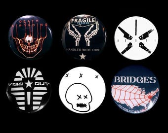 Death Stranding Set of Pinback Buttons, Magnets, or Keychains