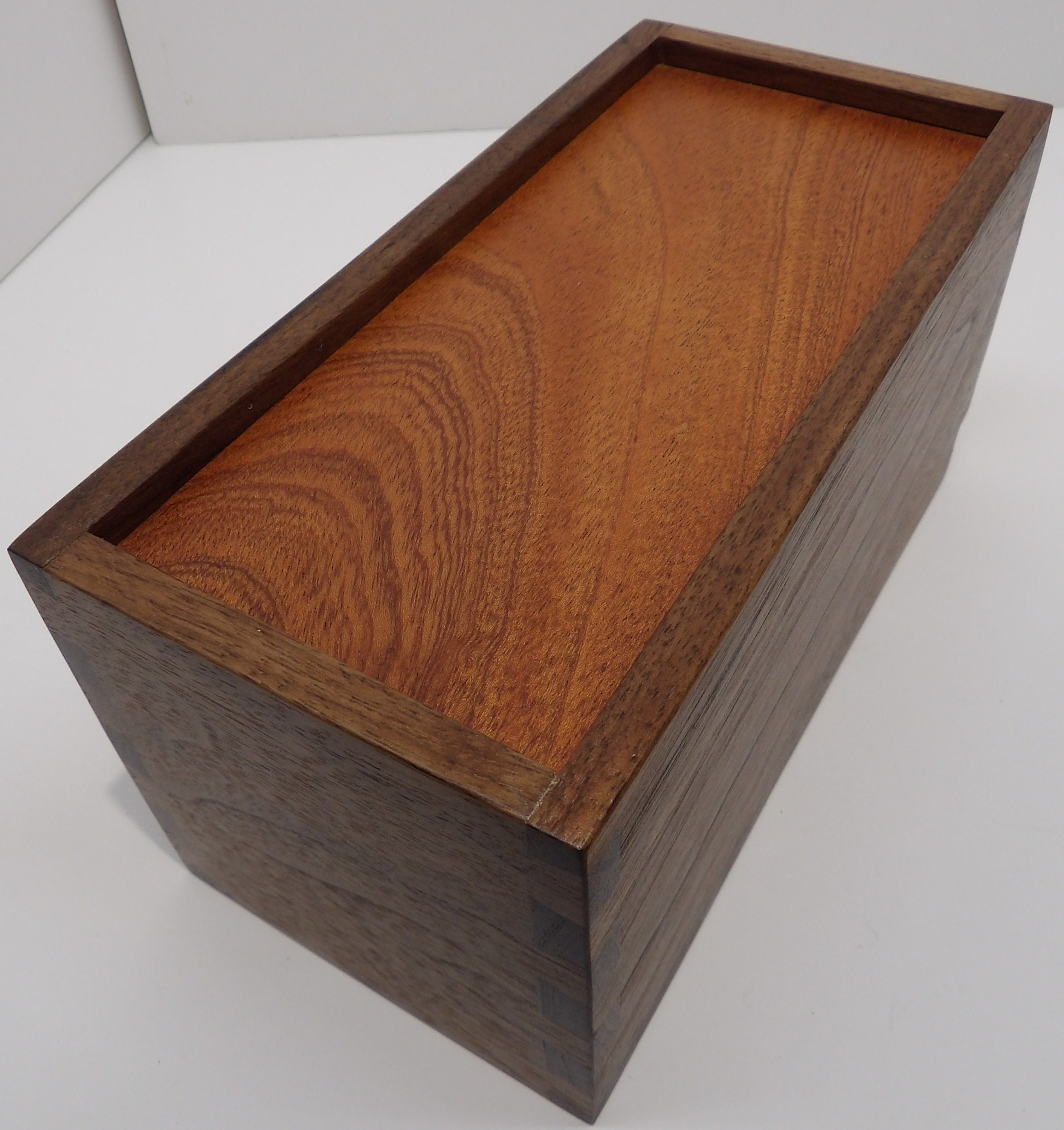 Walnut Wood, Dove Tailed, Sliding Top Box With Laser Engraved Bird. - Etsy