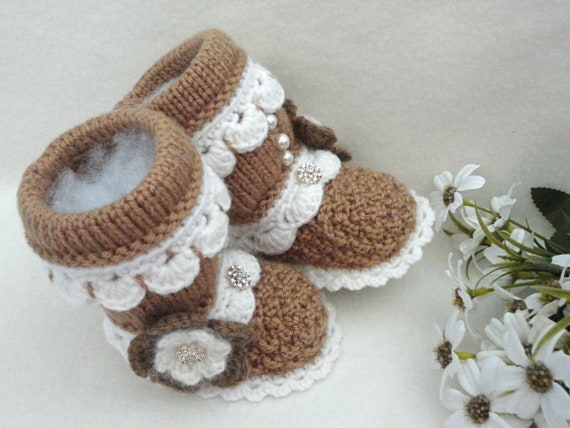 Baby Booties Baby Girl Shoes Crochet 