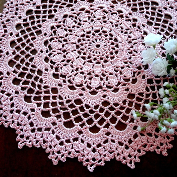 Vintage Crochet PATTERN Doily Crochet Placemat PATTERN Crochet Table Mat Crochet Doily Crochet Table Center Vintage Pattern in PDF