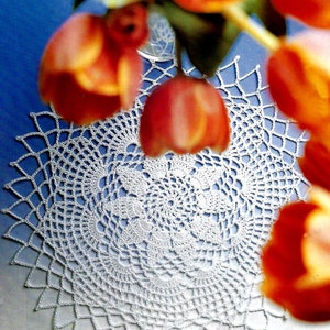 Vintage Crochet PATTERN Doily Crochet Placemat PATTERN Crochet Table Mat Crochet Doilies Crochet Table Center Vintage Pattern in PDF
