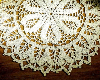 Vintage Crochet PATTERN Doily Crochet Placemat PATTERN Crochet Table Mat Crochet Doily Crochet Table Center Vintage Pattern in PDF