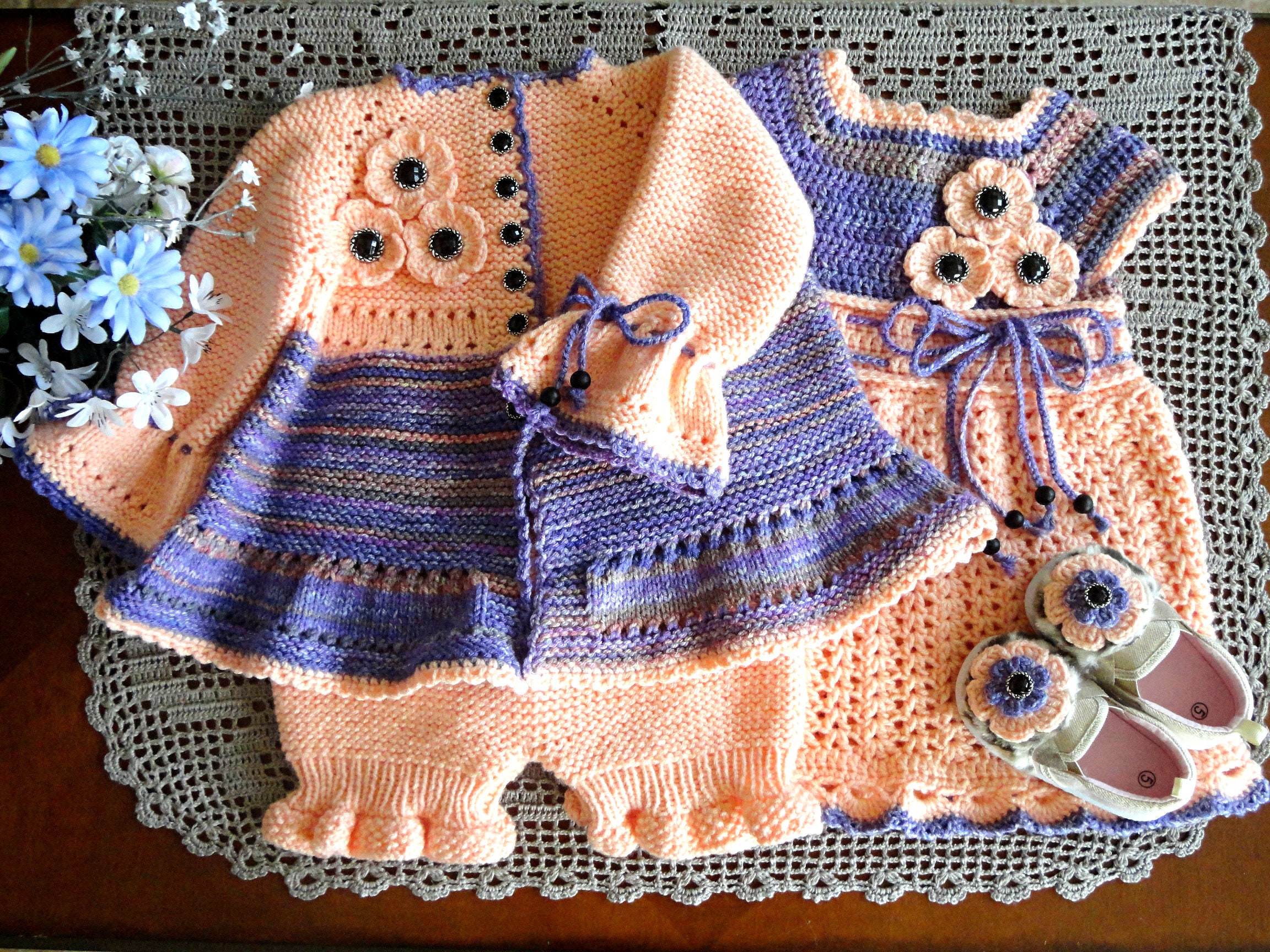 Baby Girl Cardigan Crochet Baby Dress Knitted Baby Pants - Etsy Baby Girl Cardigan Crochet Baby Dress Knitted Baby Pants - Etsy