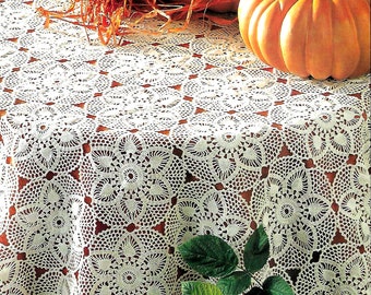Vintage Crochet PATTERN Tablecloth Crochet Motif PATTERN in PDF
