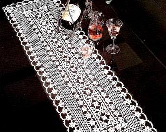 Vintage Crochet PATTERN Table Runner Crochet Placemat Crochet Table Mat Crochet Doily Crochet Table Center Vintage Pattern in PDF