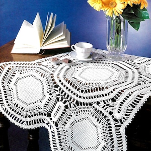 Vintage Crochet PATTERN Doily Crochet Placemat PATTERN Crochet Table Mat Crochet Doily Crochet Table Center Vintage Pattern in PDF