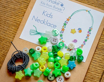 Jewellery Making Kit, Kid's Necklace, Kid's Crafts