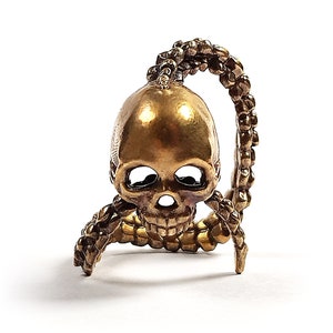 Unique adjustable Skull Ring
