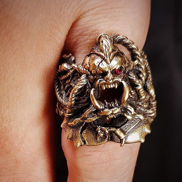 Orc Berserker Ring | 925 Sterling Silver