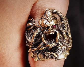 Orc Berserker Ring | 925 Sterling Silver