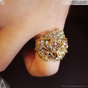Balinese Barong Sterling Silver Lion Ring