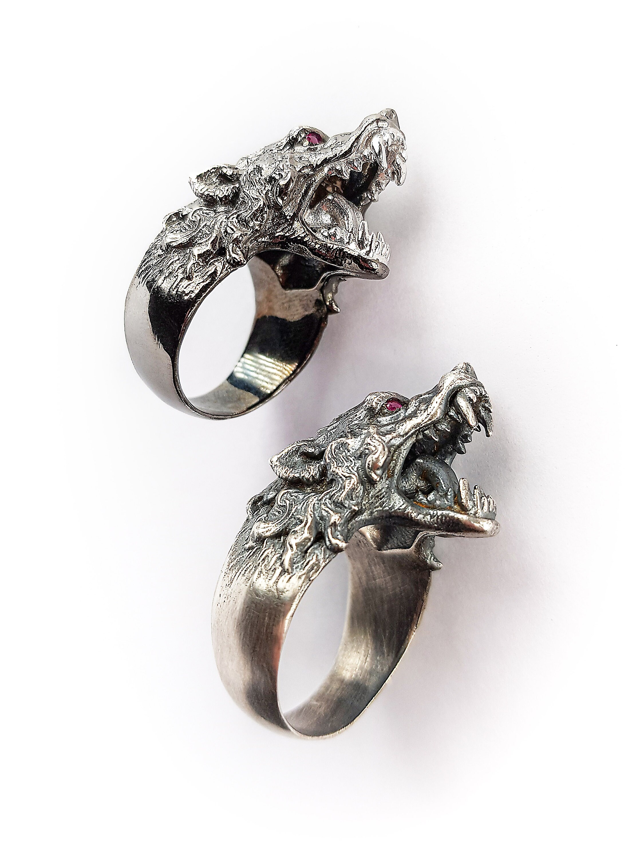 Savage Wolf Beast Werewolf Ring | 925 Sterling Silver | for