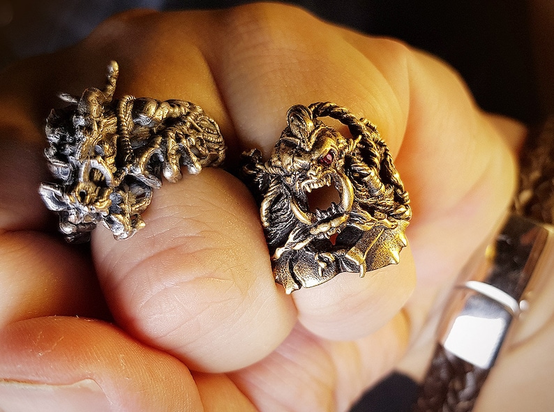 Orc Berserker 925 Sterling Silver Ring