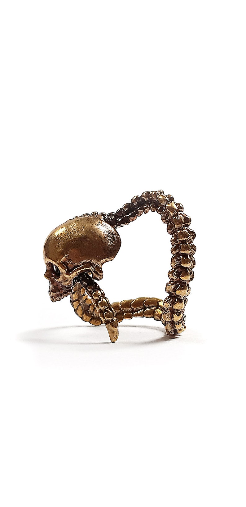 Unique adjustable Skull Ring