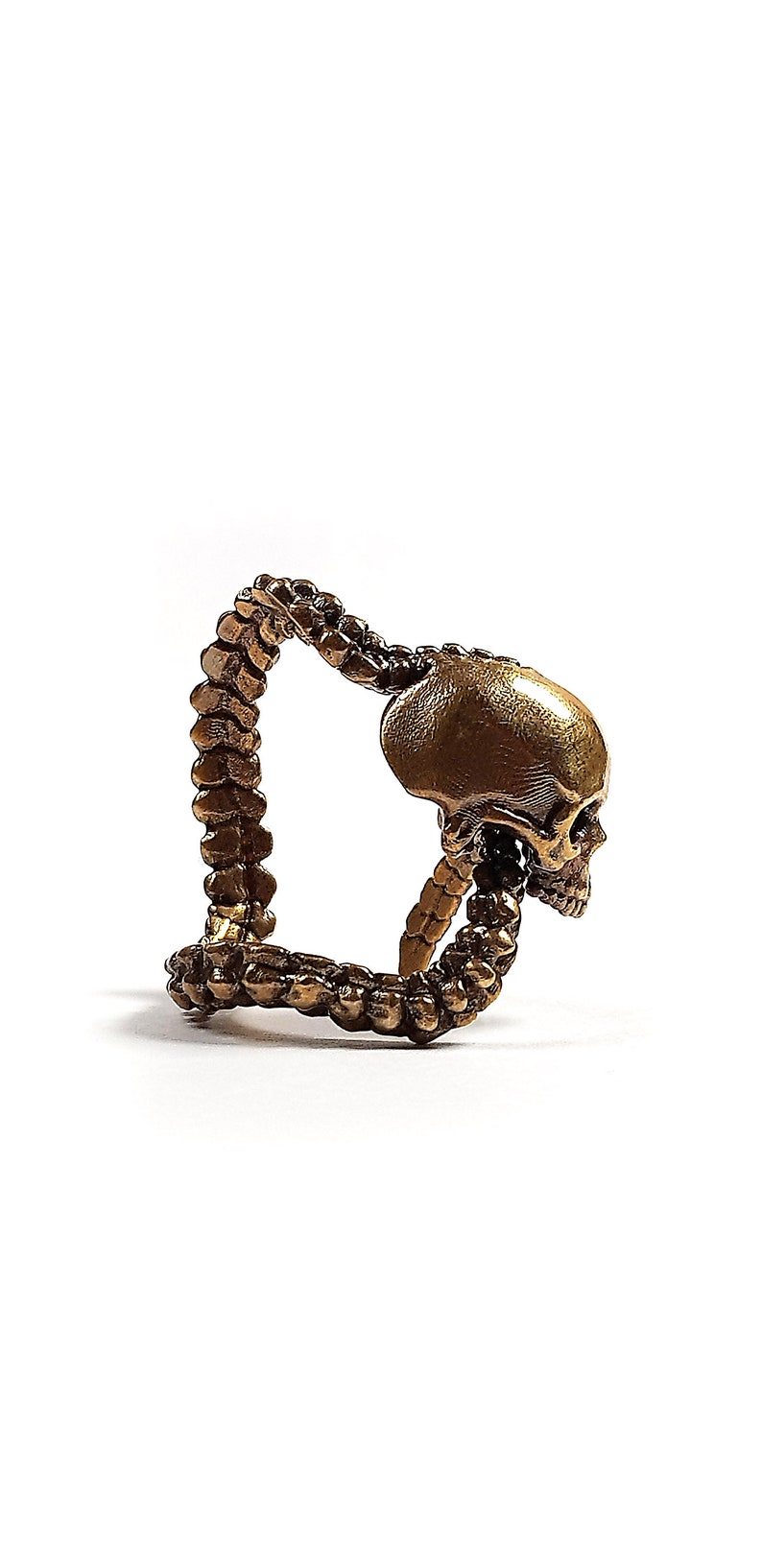 Unique adjustable Skull Ring