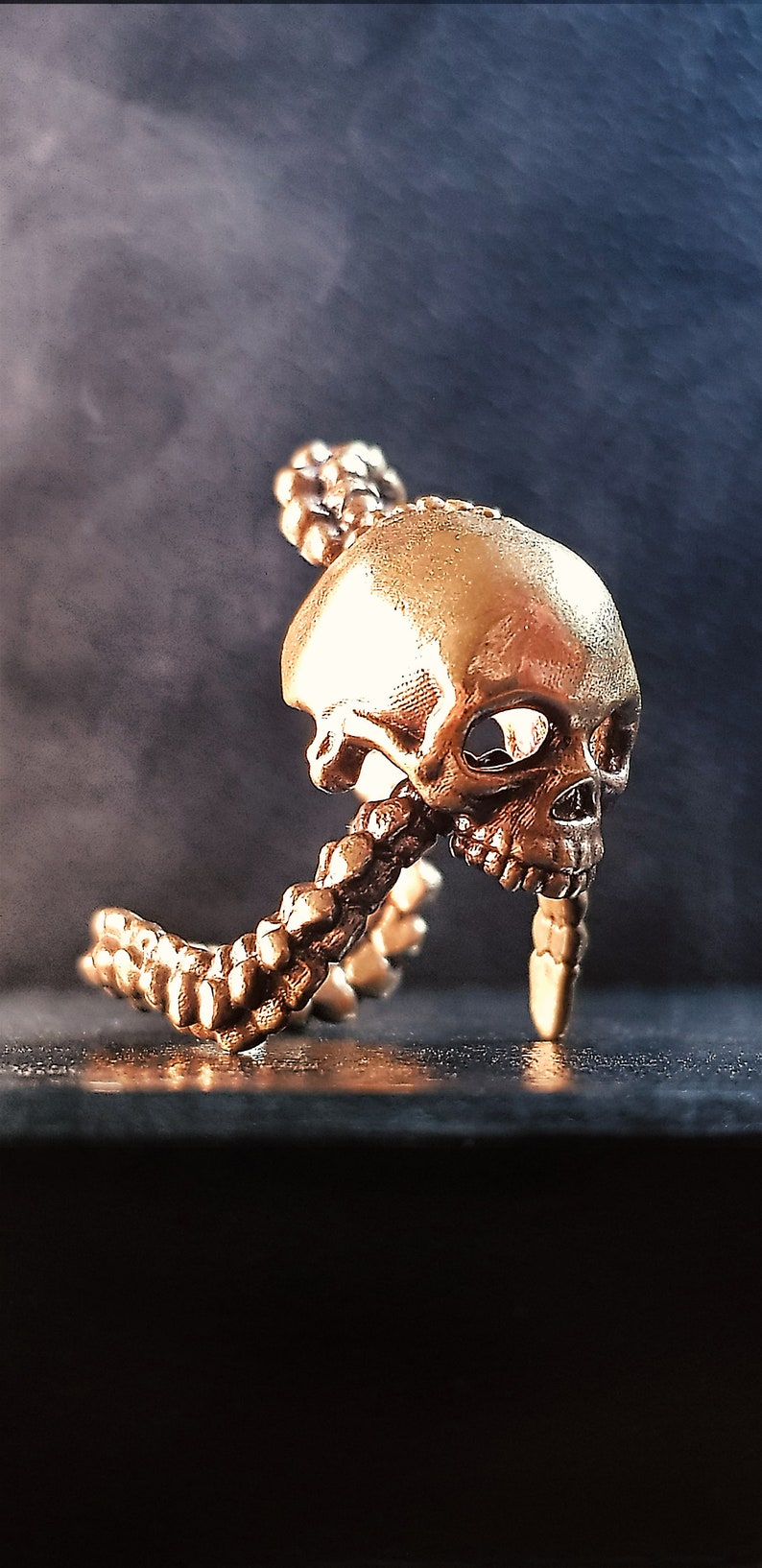Unique adjustable Skull Ring