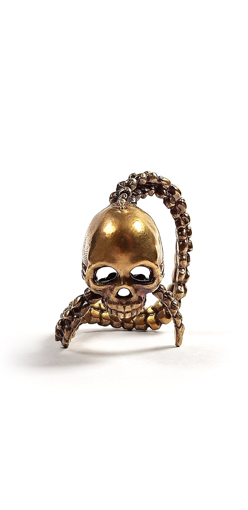 Unique adjustable Skull Ring