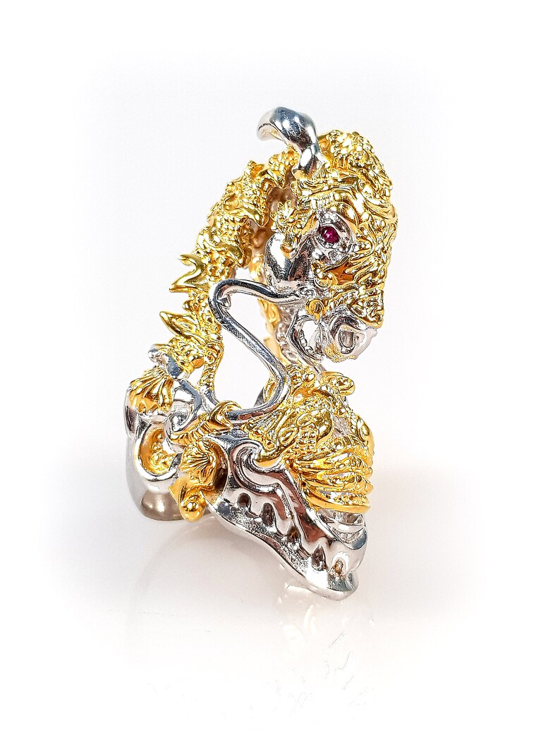 Imperial War Horse Sterling Silver Ring