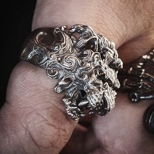 majestic 925 sterling silver lion with ruby eyes