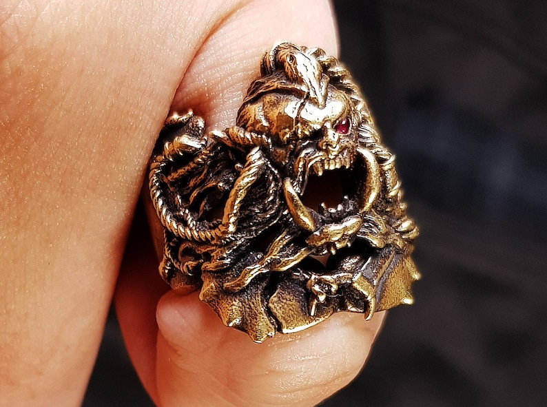 Orc Berserker 925 Sterling Silver Ring