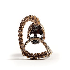 Unique adjustable Skull Ring