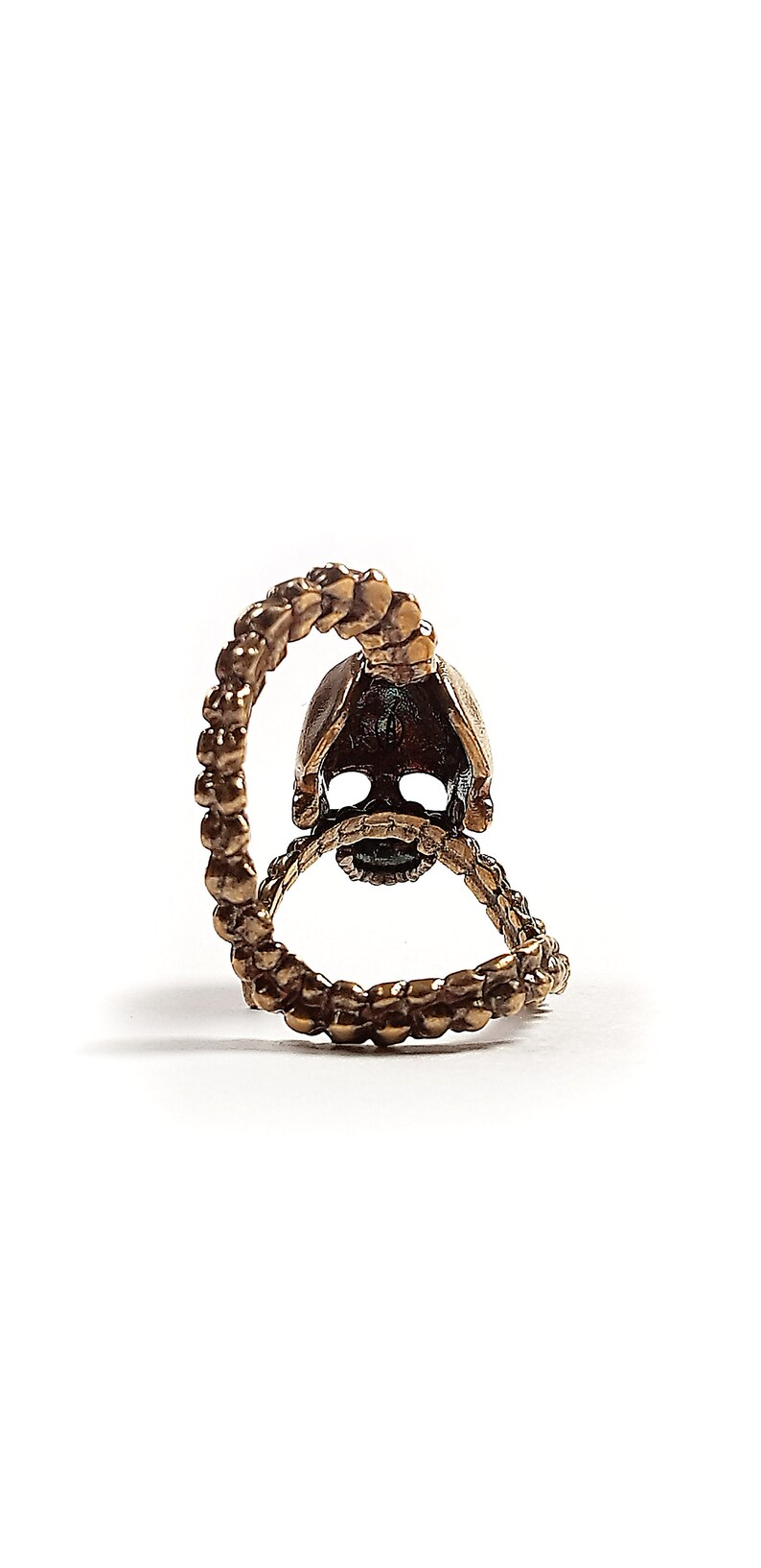 Unique adjustable Skull Ring