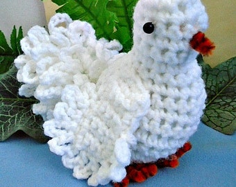 Crochet Bird  PATTERN #917CF, Crochet Bird, Dove, Amigurumi, crochet pigeon,PDf instant download pattern