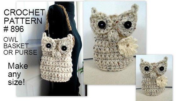crochet owl purse pattern