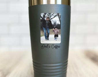 Custom Travel Photo Tumbler - 20oz Double Wall Insulated Mug