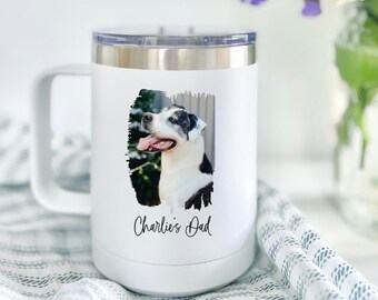 Custom Pet Photo  Tumbler, Custom Photo Tumbler, Travel Mug, Corporate Gifts, UV Printed Tumbler, Monogram Tumbler