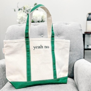 Embroidered Personalized Canvas Tote Bag - Gift for Her, Gift for Mom, Bridesmaid Gift, Bride Gift, Travel Bag, Personalized Gift