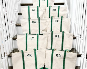 Canvas Tote Bag: Personalized Embroidery - Durable, Travel Friendly
