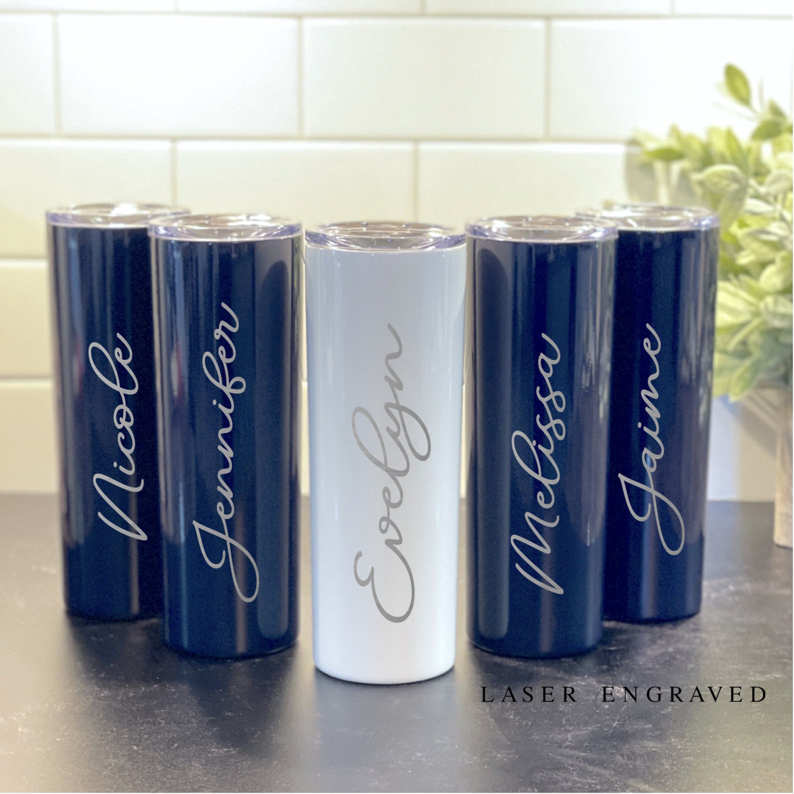 Personalized First Name Tumbler Laser Engraved Custom Etsy