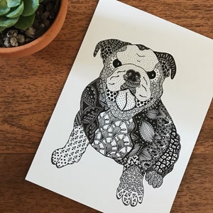 English Bulldog Print