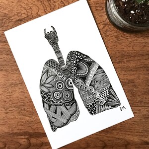 Anatomy Series: Lungs Print