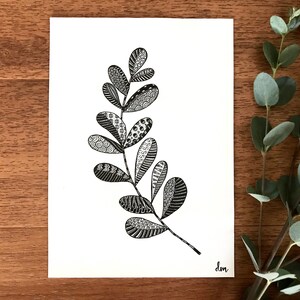 Plant Series: Simple Leaves Print