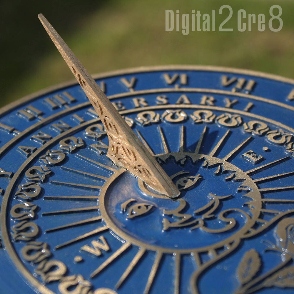 Sundial with your message cast into it. A perfect personal gift to tell