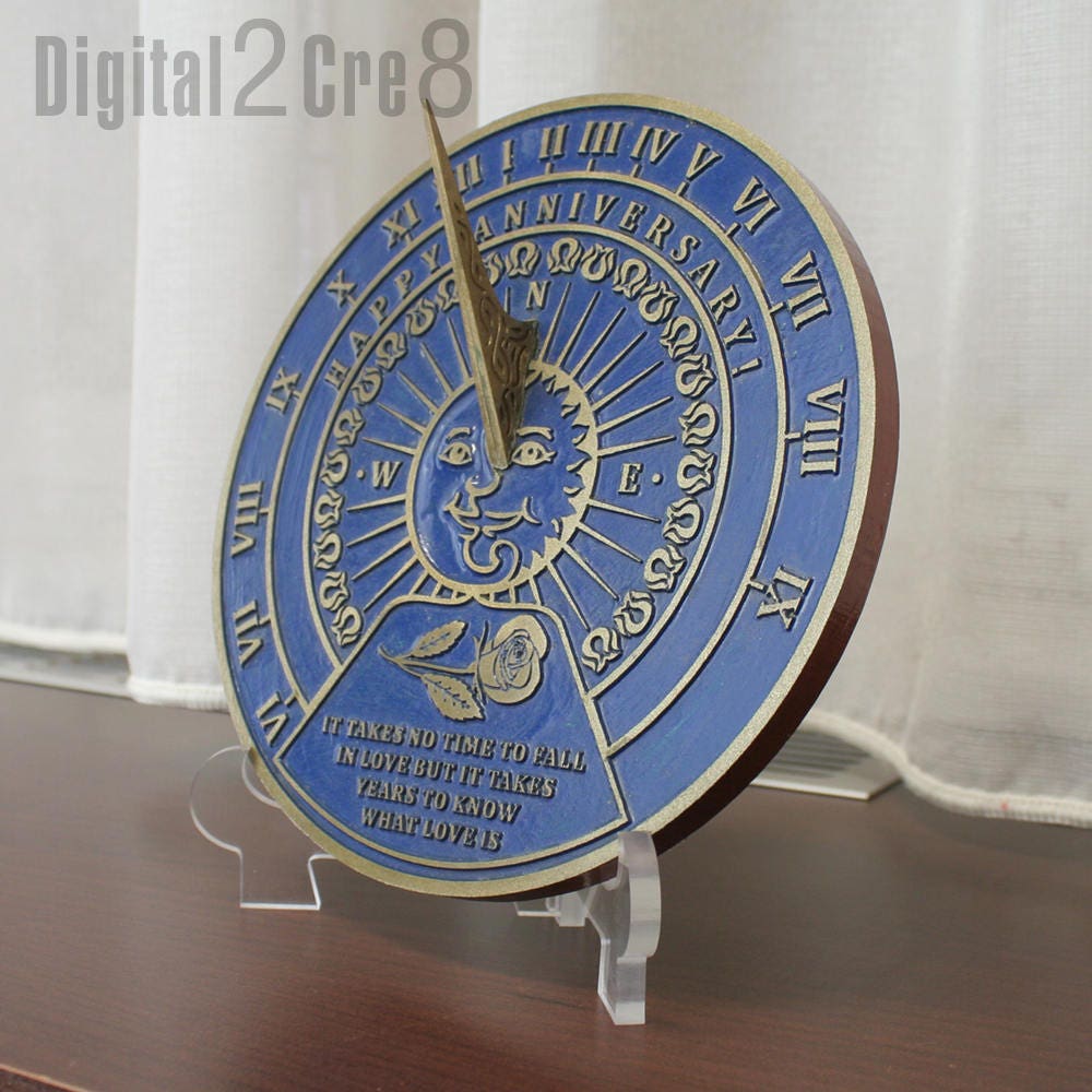 Sundial with your message cast into it. A perfect personal gift to tell