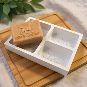 Custom Soap Mold Rectangle – Personalized Silicone Soap Mould for Logo | Custom Mold for Soap Making, Wedding, Business Gift Supplies