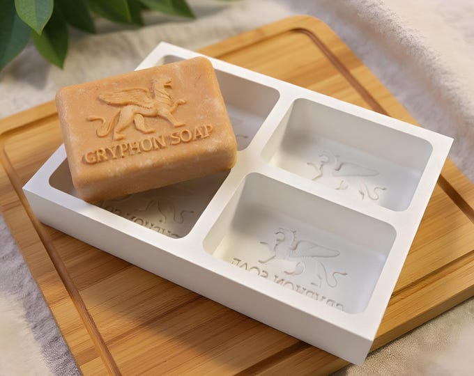 Custom Soap Mold Rectangle – Personalized Silicone Soap Mould for Logo | Custom Mold for Soap Making, Wedding, Business Gift Supplies