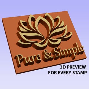 Custom soap stamp