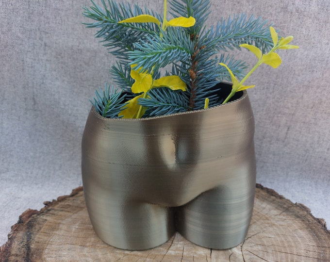 Butt Planter, Booty Pot, Woman Body Planters, Nude Cheeky Plant Pot Vase