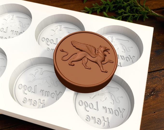 Custom Silicone Round Chocolate Mold - Personalized Candy & Cake Molds for Baking, DIY Treats, Party Favors