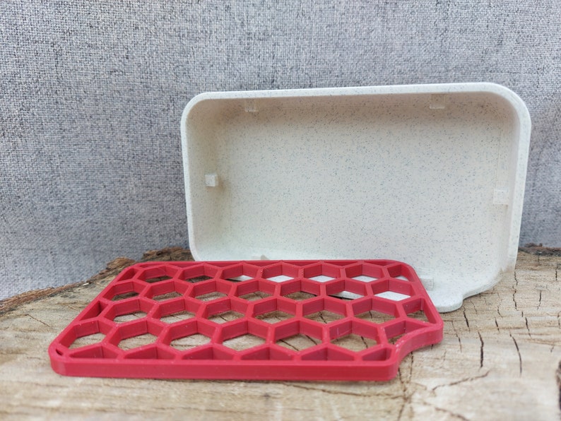 Soap Dish, Sponge Holder, Soap Holder, Bathroom Tray, Bathroom and Kitchen Essential image 7