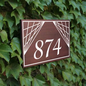House Number Sign | Address Numbers | Address Plague | House Numbers | Beach House | Cottage Sign | Address Sign | Carved Numbers