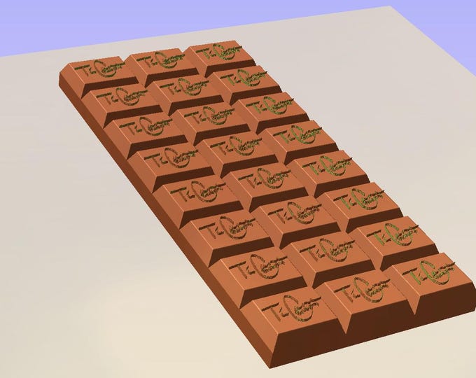 PRIVATE order: Custom logo chocolate mold