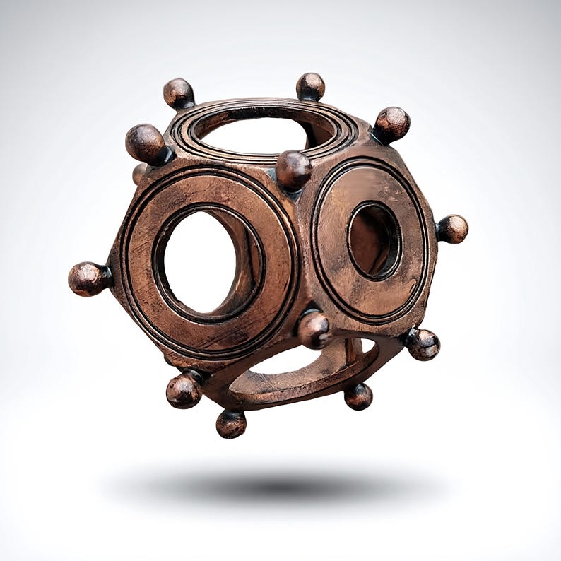 Ancient Roman Dodecahedron replica
