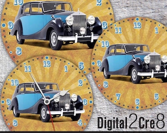 Vintage old car Face - 12" and 8" Digital Downloads - DIY - Printable Image - Iron On Transfer - Wall Decor - Crafts - jpg+pdf